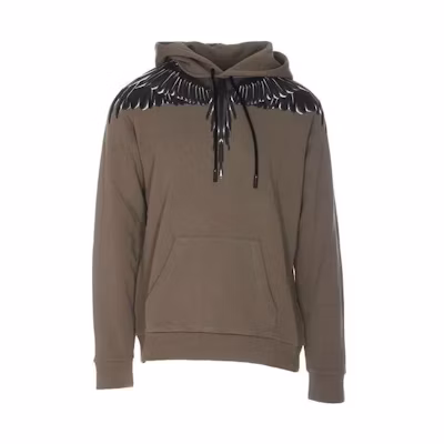 Marcelo Burlon FW23 Poster Eye Print Hoodie Black/Grey Men CMBB106F23FLE0041014