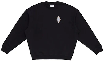 Marcelo Burlon FW23 Solid Pullover Long Sleeve Sweatshirt Black CMBA097F23FLE0021033 Marcelo Burlon FW23 Solid Pullover Long Sleeve Sweatshirt Black CMBA097F23FLE0021033