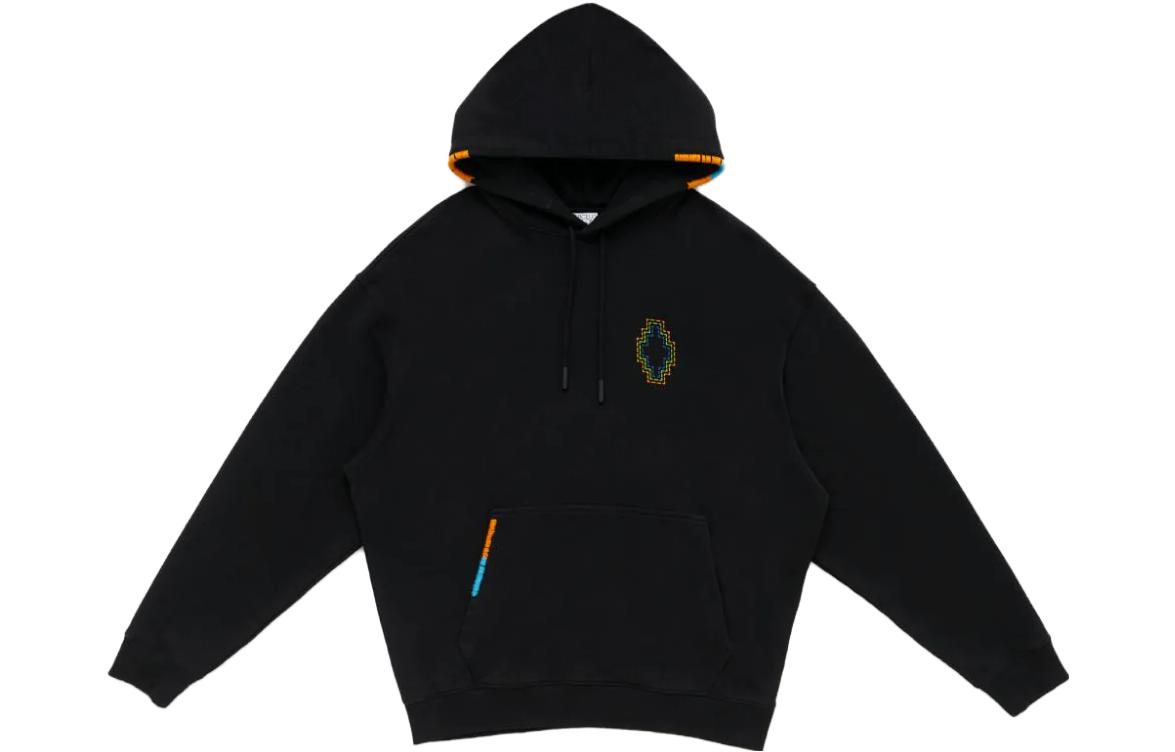 Marcelo Burlon Geometric Print Long Sleeve Sweatshirt Blue () CMBA092G21FLE0011045