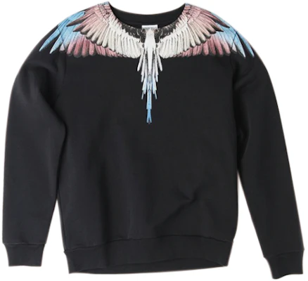 マルセロ・ブロン グラデーションウィング ブラック ロングスリーブ スウェットシャツ CMBA009F20FLE0011028 Order マルセロ・ブロン グラデーションウィング ブラック ロングスリーブ スウェットシャツ CMBA009F20FLE0011028