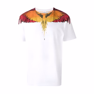 Marcelo Burlon Gradient Wings T-Shirt White CMAA018S190010230188