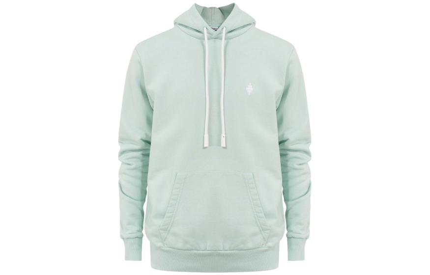 Marcelo Burlon Graphic Print Black Pullover Hoodie Long Sleeve Sweater CMBB106F23FLE0071001