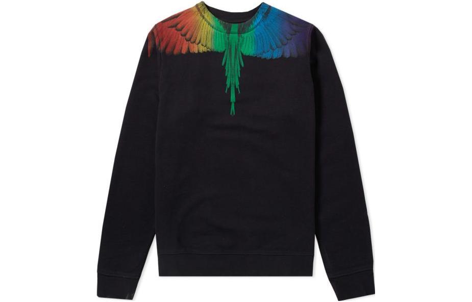 Marcelo Burlon Graphic Print Loose Fit Long Sleeve Sweatshirt Multicolor Men MBCMBB006F15002057