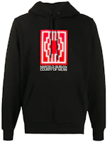 Marcelo Burlon Logo Hoodie Black Pullover Sweatshirt CMBB007E20FLE0121001 Marcelo Burlon Logo Hoodie Black Pullover Sweatshirt CMBB007E20FLE0121001