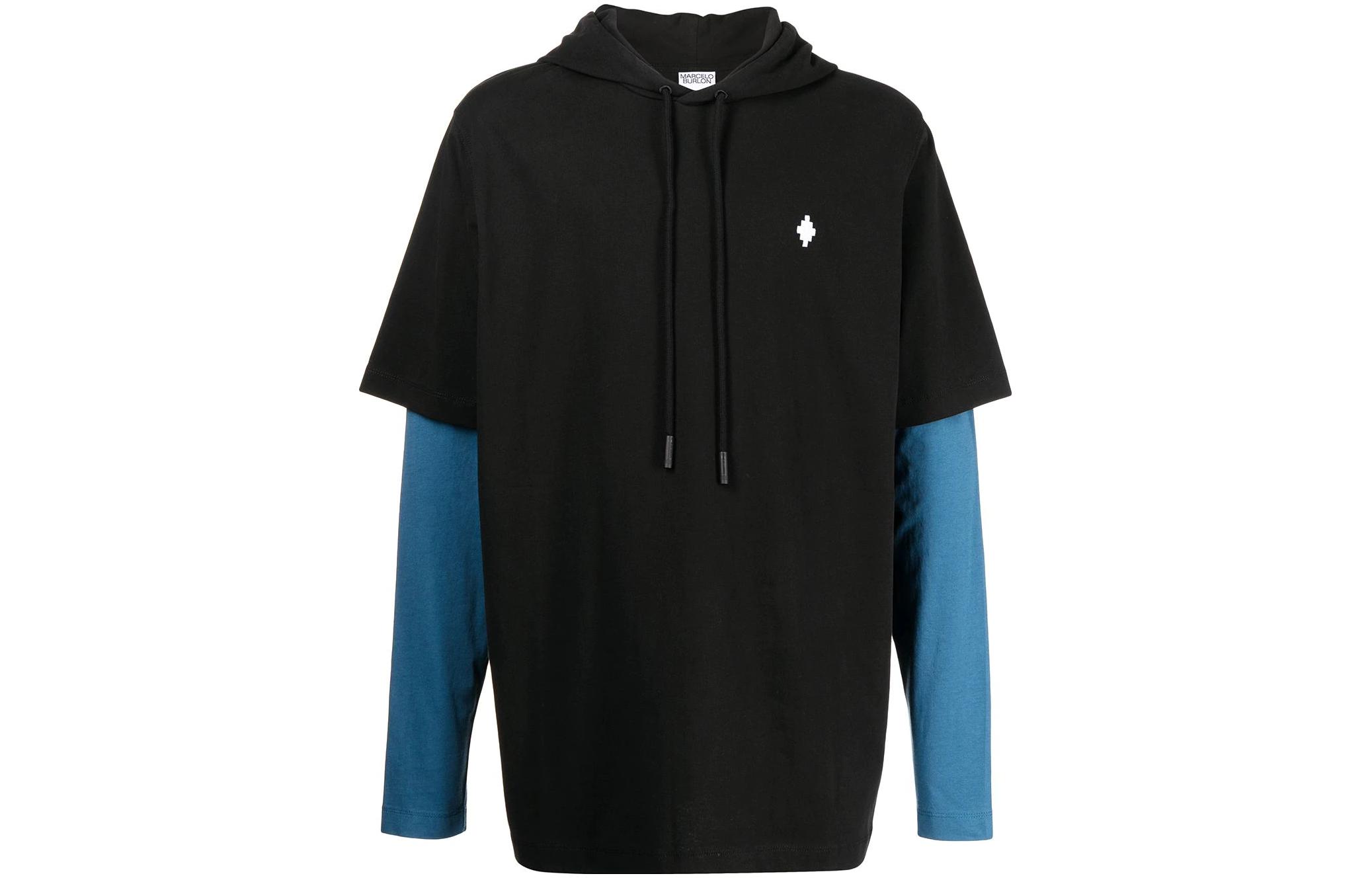 Marcelo Burlon Logo Print White Crewneck Long Sleeve Sweatshirt 19456130432278781000