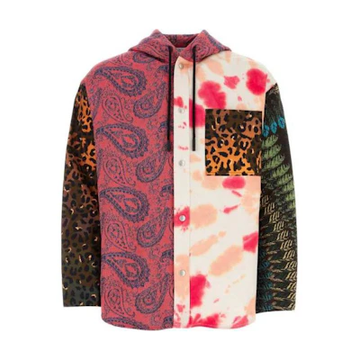 Marcelo Burlon Multicolor Full-Print Zip-Up Hoodie Jacket CMHA032S22KNI00110841084