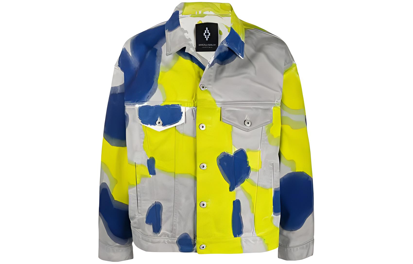 Marcelo Burlon Multicolor Wings Print Crewneck Sweatshirt Black Long Sleeve CMBA009S196300251088