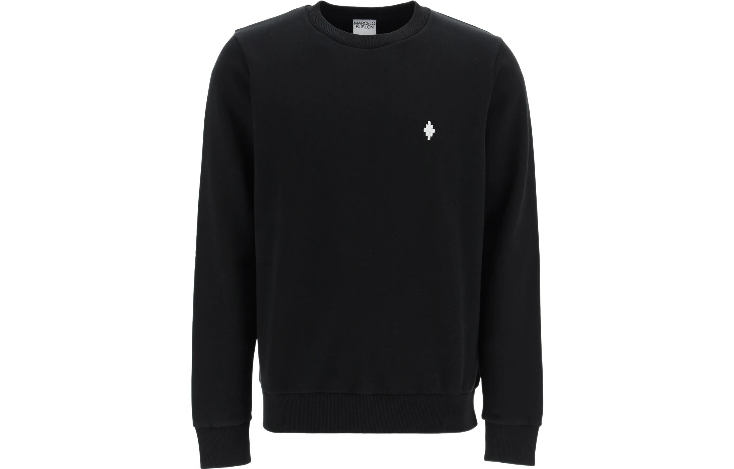 Marcelo Burlon Printed Pullover Hoodie Men’s Long Sleeve White CMBB106F23FLE0020145