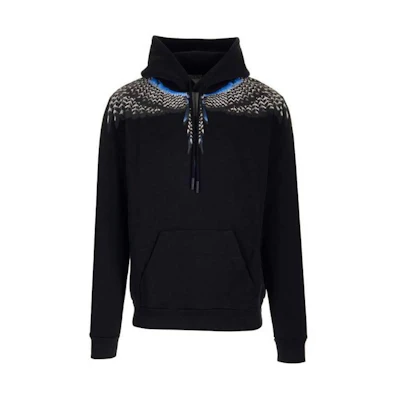 Marcelo Burlon Red Geometric Print Full-Zip Hoodie Jacket CMES002S23FAB003-2540