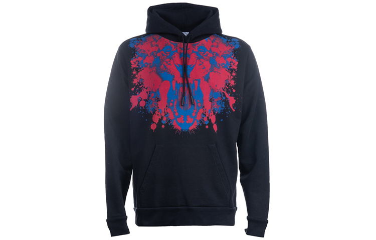 Marcelo Burlon SS21 Logo Print Windbreaker Jacket Men’s Black CMEB034R21FAB0011041