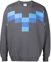 Marcelo Burlon SS21 Logo Graphic Crewneck Sweatshirt Grey. CMBA049R21FLE0014941 Marcelo Burlon SS21 Logo Graphic Crewneck Sweatshirt Grey. CMBA049R21FLE0014941