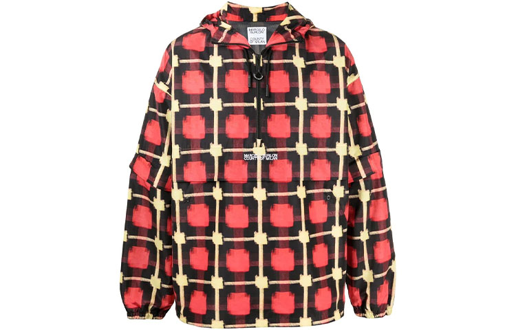 Marcelo Burlon SS21 White Graphic Print Casual Hoodie for Men CMBB007R21FLE0010120