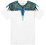 Buy Camiseta Blanca de Manga Corta Marcelo Burlon SS21 Estampado de Alas. CMAA018R21JER0010169