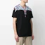 Shop Marcelo Burlon SS21 翅膀棉質短袖T恤 男 黑色翅膀印花短袖上衣 CMAA018S21JER0011040