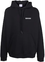 Marcelo Burlon SS22 Black Pullover Hoodie with Logo Print for Men. CMBB040C99FLE0011001 Marcelo Burlon SS22 Black Pullover Hoodie with Logo Print for Men. CMBB040C99FLE0011001