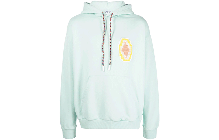 Marcelo Burlon SS22 Kaleidoscope Wings Pink Cotton Crewneck Sweatshirt Men CMBA049S22FLE0022530