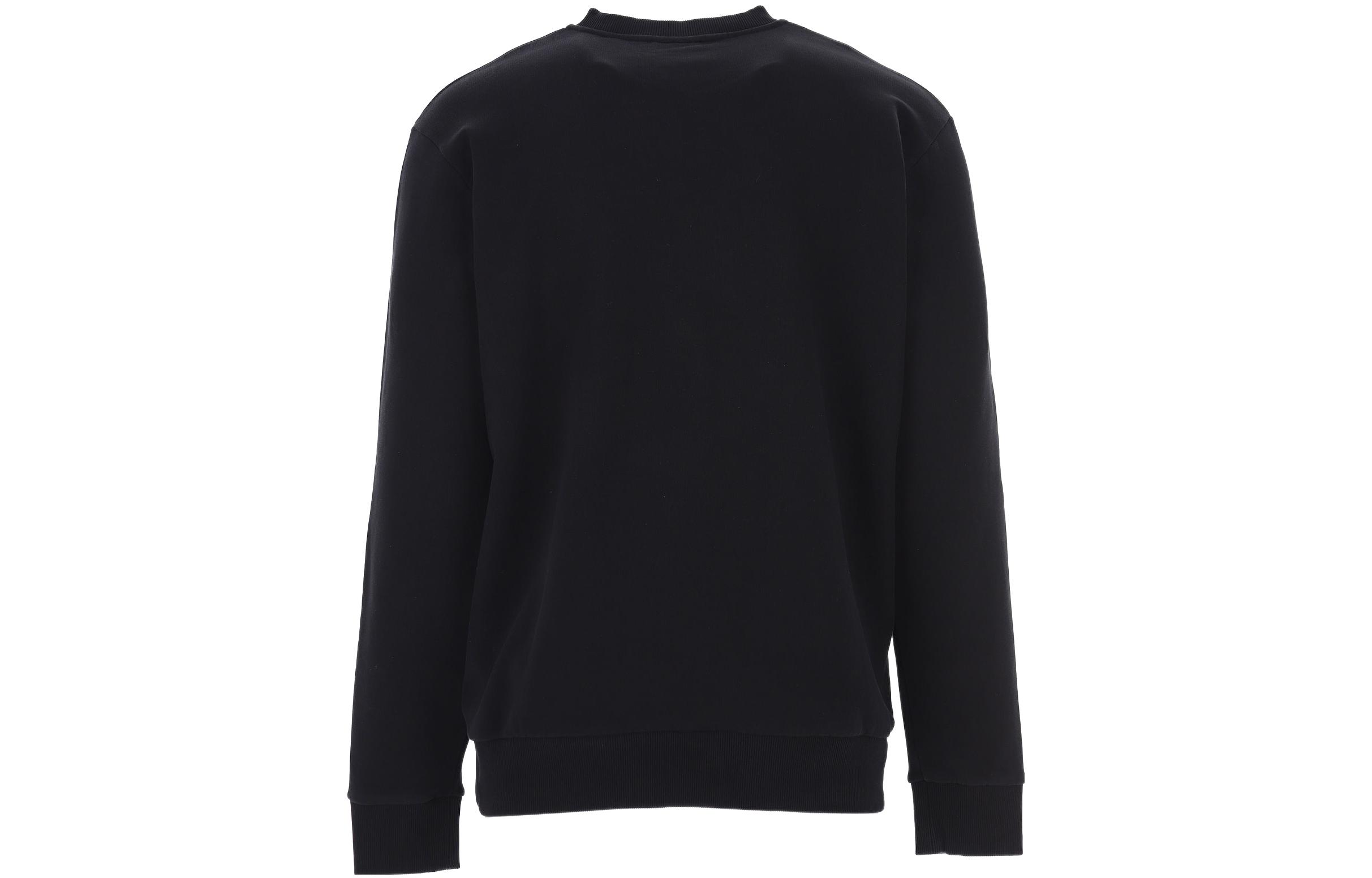 Lookbook Sudadera Negra Hombre Marcelo Burlon SS22 Estampada Manga Larga Crewneck CMBA009C99FLE0021001