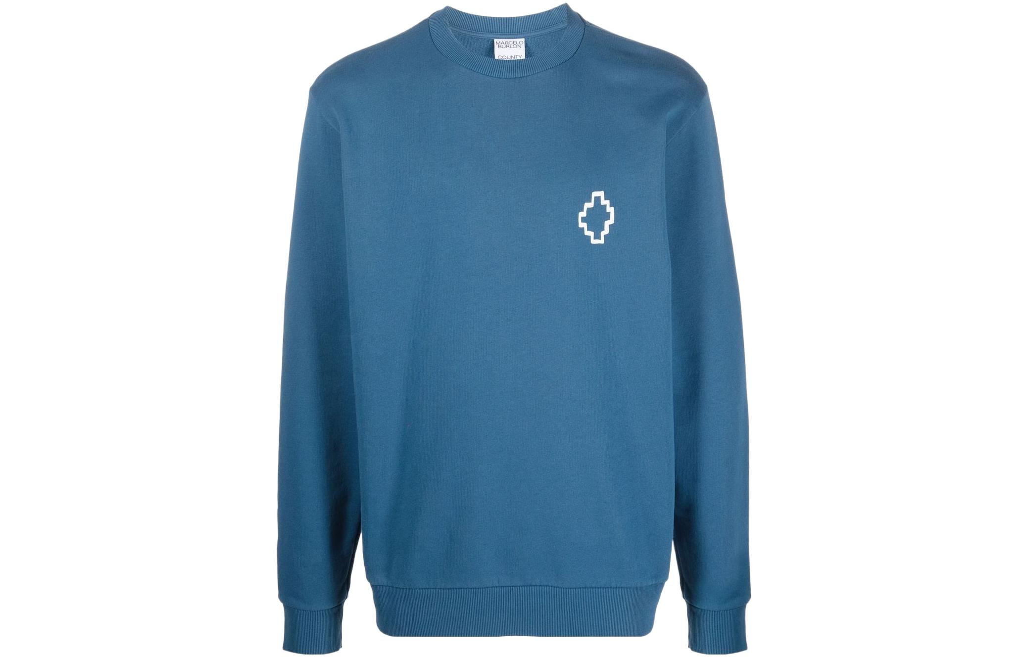 Marcelo Burlon SS22 Tie-Dye Pullover Hoodie Green Mens CMBB095S22FLE0015515