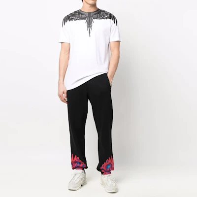 Marcelo Burlon SS22 白色翅膀印花短袖 T 恤 男款 CMAA018C99JER0010110 Lookbook Marcelo Burlon SS22 白色翅膀印花短袖 T 恤 男款 CMAA018C99JER0010110
