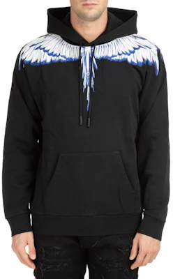 Marcelo Burlon SS22 翼印花連帽黑色男款長袖套頭衫。 CMBB007C99FLE0011001 Details for Marcelo Burlon SS22 翼印花連帽黑色男款長袖套頭衫。 CMBB007C99FLE0011001