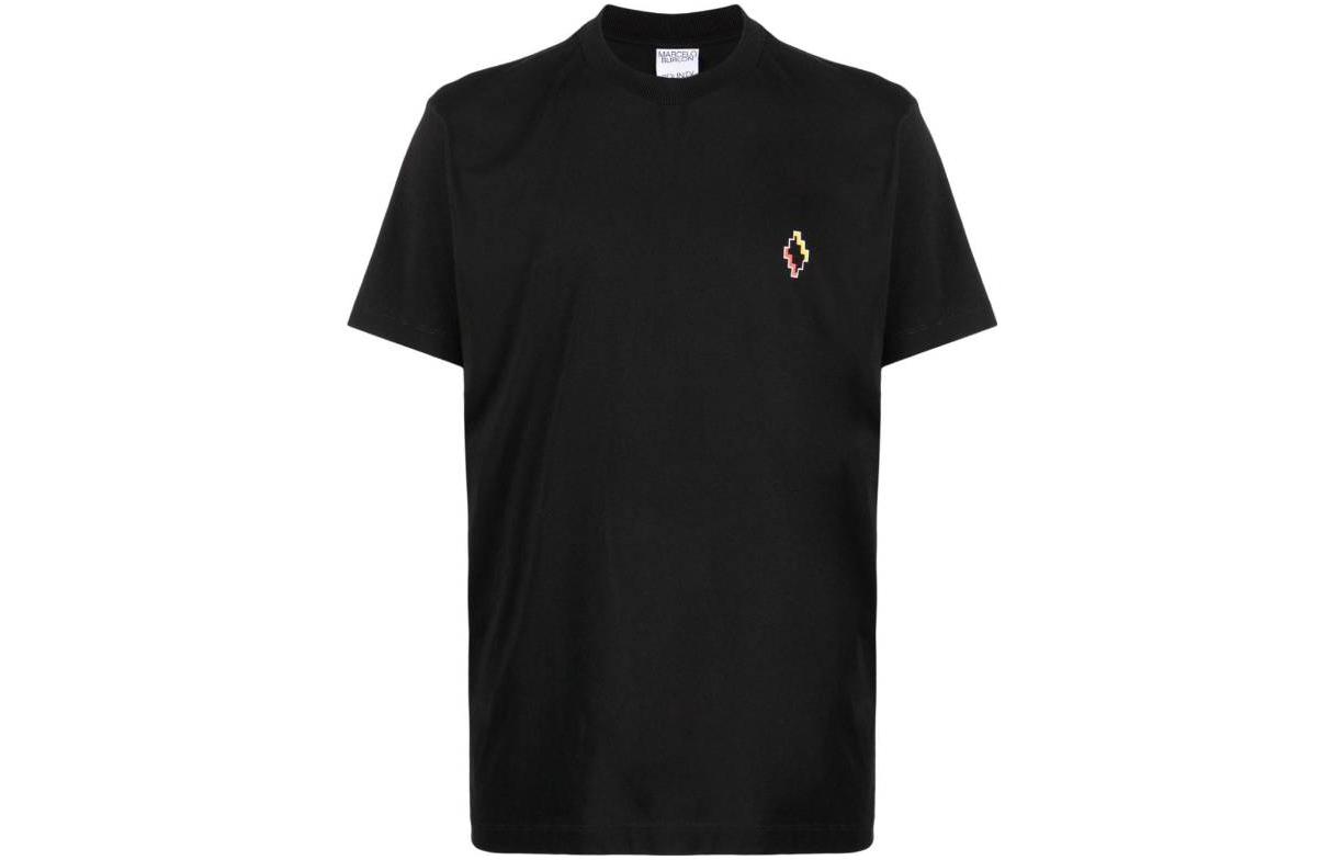 Marcelo Burlon SS23  Black Minimalist Casual T-Shirt Short Sleeve CMAA018F23JER0071018