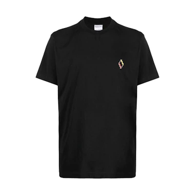 Marcelo Burlon SS23 Black Minimalist Casual T-Shirt Short Sleeve CMAA018F23JER0071018