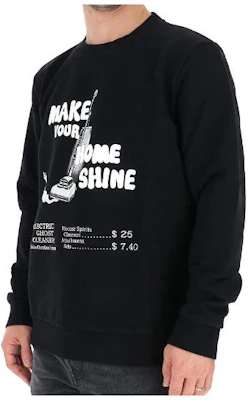 Marcelo Burlon SS23 Baju Hitam Cetakan Huruf Lengan Panjang CMBA009E196300171088 Shop Marcelo Burlon SS23 Baju Hitam Cetakan Huruf Lengan Panjang CMBA009E196300171088