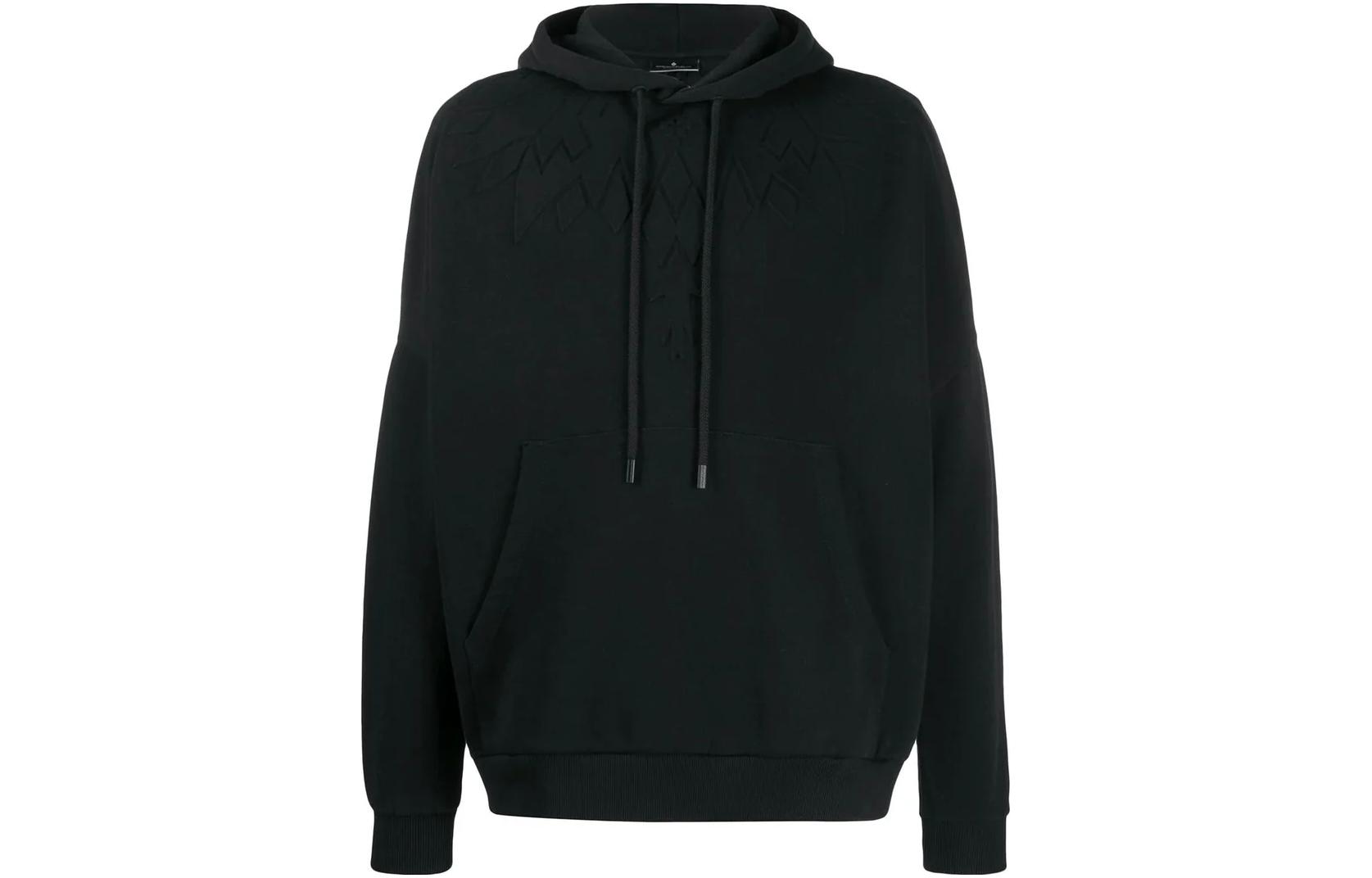 Marcelo Burlon SS23 Blue Denim Button-Up Pocket Jacket for Men CMYE019R21DEN001-4032