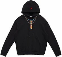 Marcelo Burlon SS23 Feather Print Pullover Hoodie Black Menswear CMBB040C99FLE002-1025 Marcelo Burlon SS23 Feather Print Pullover Hoodie Black Menswear CMBB040C99FLE002-1025