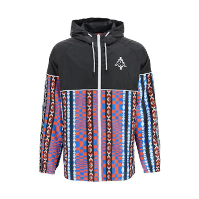 Marcelo Burlon SS23 Graphic Print Black Hoodie for Men CMBB007E185060061088