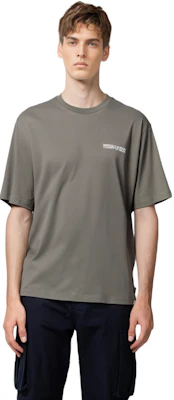 Marcelo Burlon SS23 字母Logo印花橄欖綠休閒T恤 CMAA054C99JER0015601 Cheap Marcelo Burlon SS23 字母Logo印花橄欖綠休閒T恤 CMAA054C99JER0015601