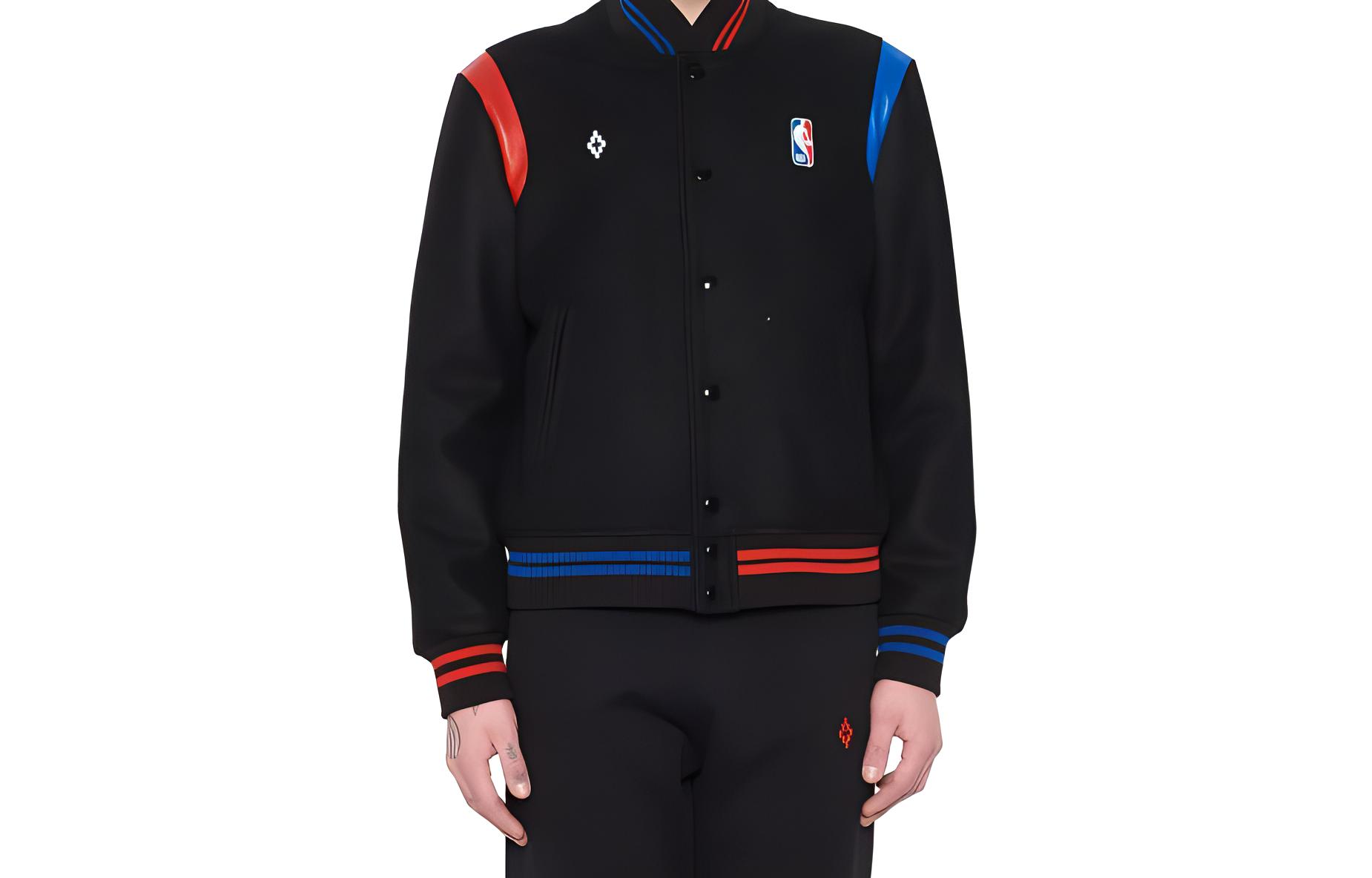 Marcelo Burlon SS23 Loose Fit Letter Print Crewneck Sweatshirt Black () CMBA009F185060721088