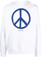 Marcelo Burlon SS23 Pattern Logo Print Pullover Sweatshirt White CMBA097S23FLE0040145 Marcelo Burlon SS23 Pattern Logo Print Pullover Sweatshirt White CMBA097S23FLE0040145