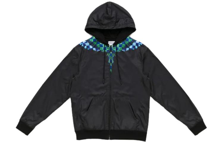 Marcelo Burlon SS23 Slim Fit Letter Print Sweatshirt Black CMBB040S19630063-1088