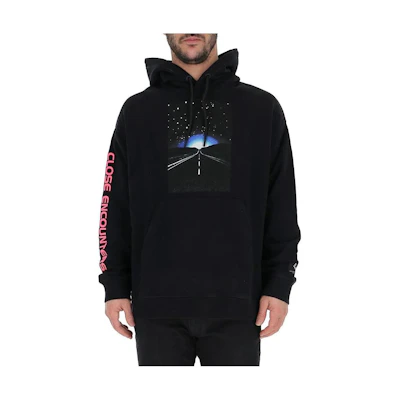 Marcelo Burlon SS23 Solid Casual Drawstring Hoodie Off-White CMBB007S22FLE007-0401