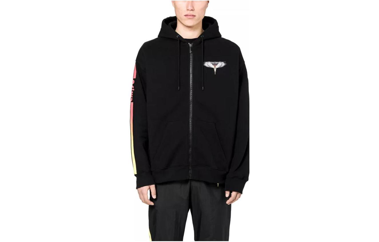 Marcelo Burlon White Crewneck Plaid Patchwork Pullover Sweatshirt 19456129432278661000