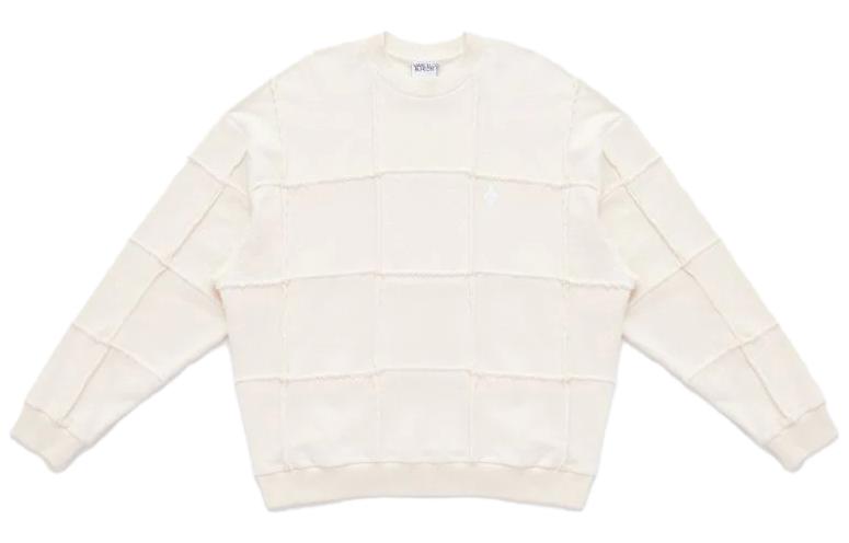 Marcelo Burlon White Crewneck Sweatshirt with Back Graphic Print CMBA049S23FLE0010801