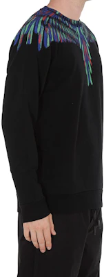 マルセロ・バーロン ウィング クルーネック プルオーバースウェットシャツ ブラック CMBA009E20FLE0041050 Purchase マルセロ・バーロン ウィング クルーネック プルオーバースウェットシャツ ブラック CMBA009E20FLE0041050