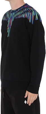 マルセロ・バーロン ウィング クルーネック プルオーバースウェットシャツ ブラック CMBA009E20FLE0041050 Details for マルセロ・バーロン ウィング クルーネック プルオーバースウェットシャツ ブラック CMBA009E20FLE0041050