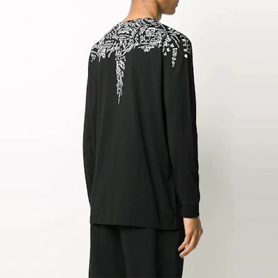 Marcelo Burlon Baju Lengan Panjang Grafik Wings Hitam CMAB007E20JER0031001 Purchase Marcelo Burlon Baju Lengan Panjang Grafik Wings Hitam CMAB007E20JER0031001