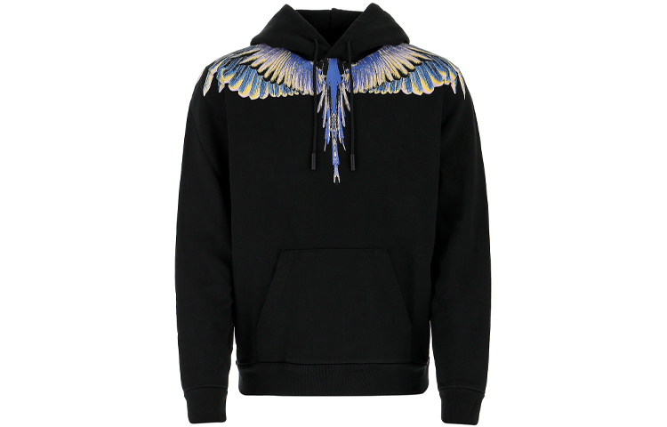 Marcelo Burlon Wings Hoodie Men’s Black CMBB007E20FLE0011030