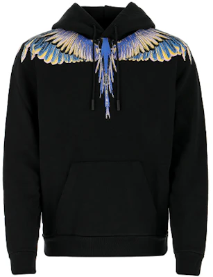 马塞洛·伯龙男士黑色翅膀连帽衫 CMBB007E20FLE0011030 Buy 马塞洛·伯龙男士黑色翅膀连帽衫 CMBB007E20FLE0011030