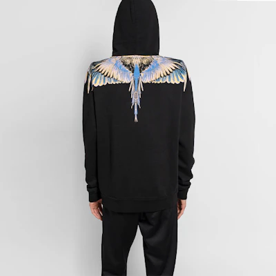 马塞洛·伯龙男士黑色翅膀连帽衫 CMBB007E20FLE0011030 Purchase 马塞洛·伯龙男士黑色翅膀连帽衫 CMBB007E20FLE0011030