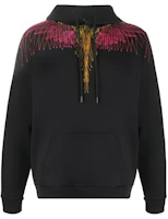 Marcelo Burlon Wings Print Hoodie Black Mens. CMBB007S20FLE0031068 Marcelo Burlon Wings Print Hoodie Black Mens. CMBB007S20FLE0031068
