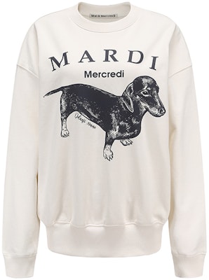 MARDI MERCREDI 臘腸狗卡通圖案男女休閒圓領衛衣 MBB8MSWSR010-1 Purchase MARDI MERCREDI 臘腸狗卡通圖案男女休閒圓領衛衣 MBB8MSWSR010-1