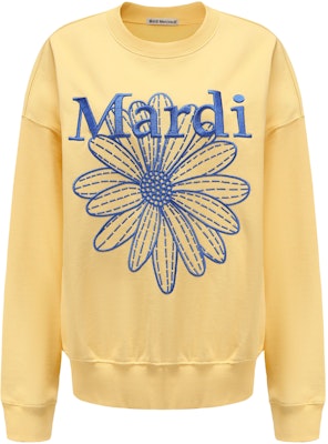 마르디 메크르디 데이지 자수 루즈핏 유니섹스 크루넥 스웨트셔츠 MBB8MSWSP091 Details for 마르디 메크르디 데이지 자수 루즈핏 유니섹스 크루넥 스웨트셔츠 MBB8MSWSP091