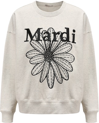 마르디 메크르디 데이지 자수 루즈핏 유니섹스 크루넥 스웨트셔츠 MBB8MSWSP091 Cheap 마르디 메크르디 데이지 자수 루즈핏 유니섹스 크루넥 스웨트셔츠 MBB8MSWSP091