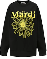 MARDI MERCREDI Daisy Print Unisex Oversized Crewneck Casual Sweatshirt MBB8WSWSR901 MARDI MERCREDI Daisy Print Unisex Oversized Crewneck Casual Sweatshirt MBB8WSWSR901