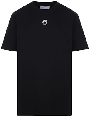 Marine Serre Baju Hitam Crewneck Grafik Bersulam. T129ICONMSS22JERCO002800 Order Marine Serre Baju Hitam Crewneck Grafik Bersulam. T129ICONMSS22JERCO002800