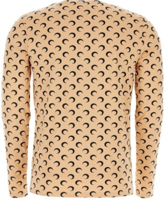 Marine Serre 全印花長袖圓領T恤卡其色 男款 MTO116ACJER0001-TA10 Lookbook Marine Serre 全印花長袖圓領T恤卡其色 男款 MTO116ACJER0001-TA10